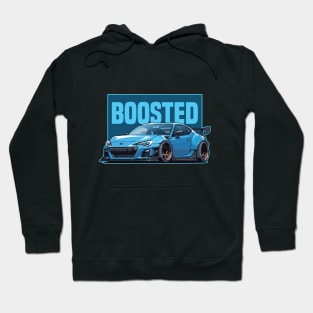 Subaru BRZ Car Art - Widebody Modified Boosted JDM Car Hoodie